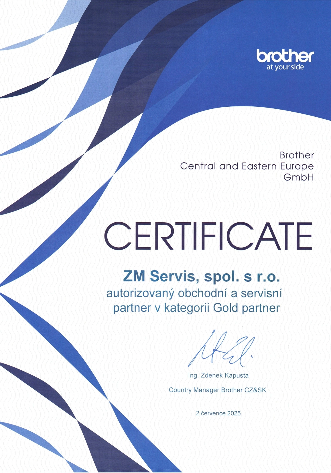 Certifikace 1