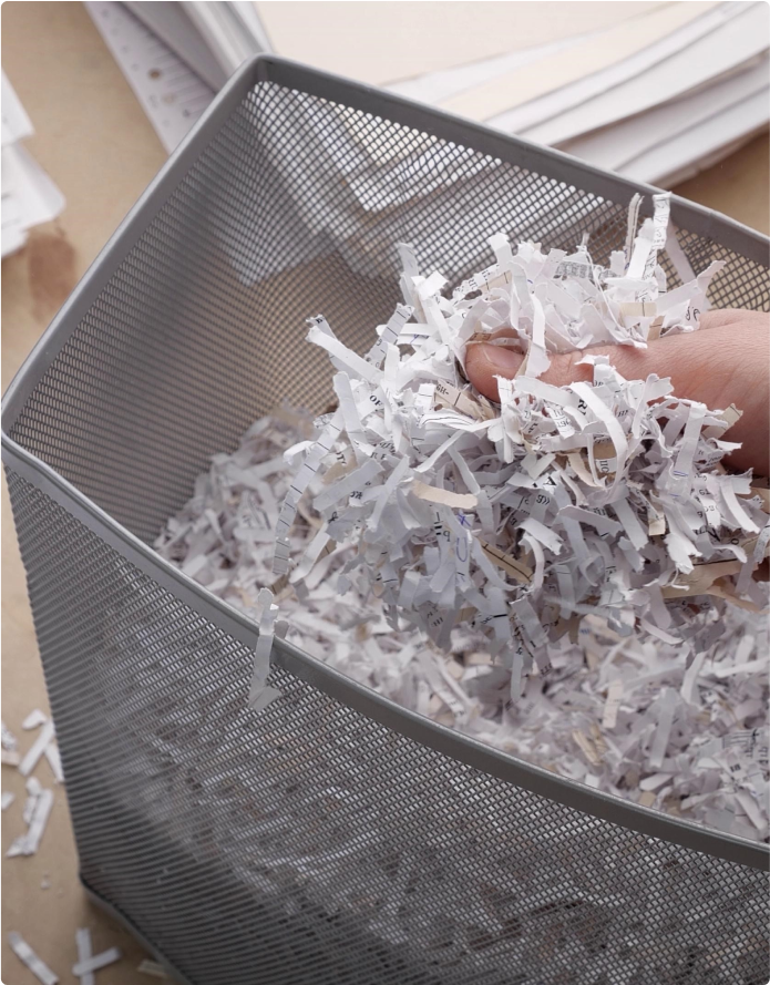 O skartování - Informace o bezpečném ničení dokumentů